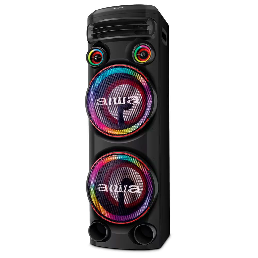 ⚡ últimas unidades | Torre de Som AIWA RGB T2W-02 2300W Woofers 10 Bluetooth - 1